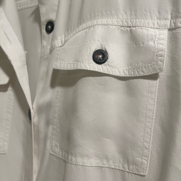 Elan Lightweight Spring / Summer Button Down Shirtdress Size M - Picture 3 of 3